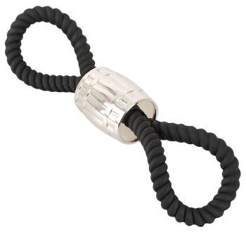 5004217 Rebel Heavy Rope Cock Strap with two Loops