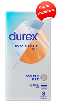 430129 Durex Invisible XL 8 ks