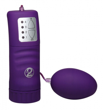 562572 Vibračné vajíčko Velvet Purple Pill