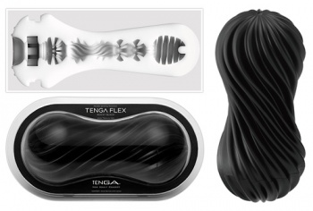 531901 Masturbátor Tenga Flex Rocky Black