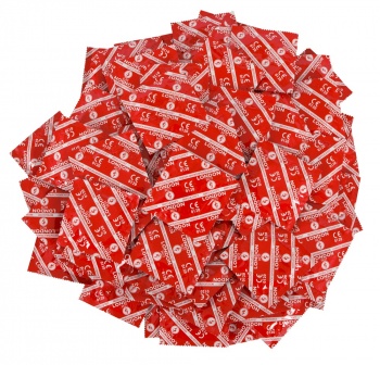 410926 Jahodové kondomy London 100 ks