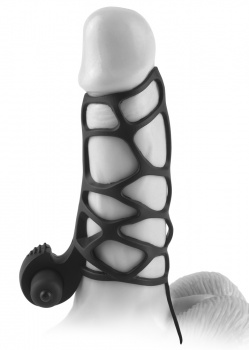 540811 Vibrační návlek na penis Extreme Silicone Power Cage