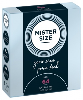 413780 Kondomy 64 mm Mister Size
