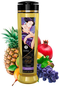 627291 Masážny olej Shunga Libido Exotic Fruits