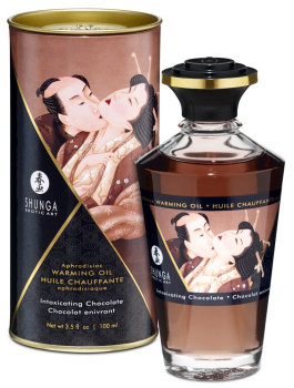 627496 Shunga Aphrodisiac Warming Oil Intoxicating Chocolate