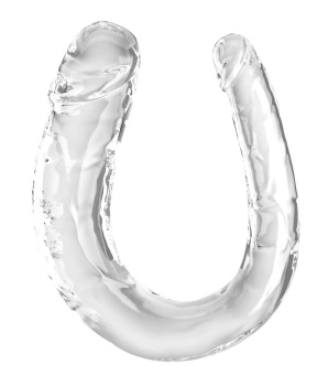 547620 King Cock Clear Double Trouble M dildo