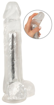 5404290 Crystal Clear Vibrator with a Suction Cup