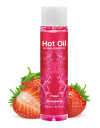 628590 Masážny olej NUEI Hot Oil Strawberry