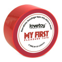 LVTOY00221/6970260902397 Lovetoy My First Pleasure Tape bondage páska červená